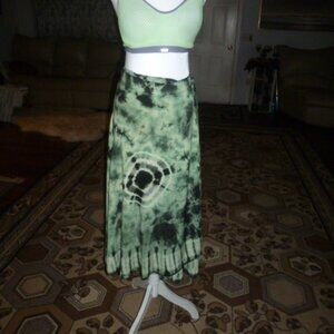 Boho Tie-Dye Wrap Midi Skirt-  Flowy, flirty, and effortlessly cool